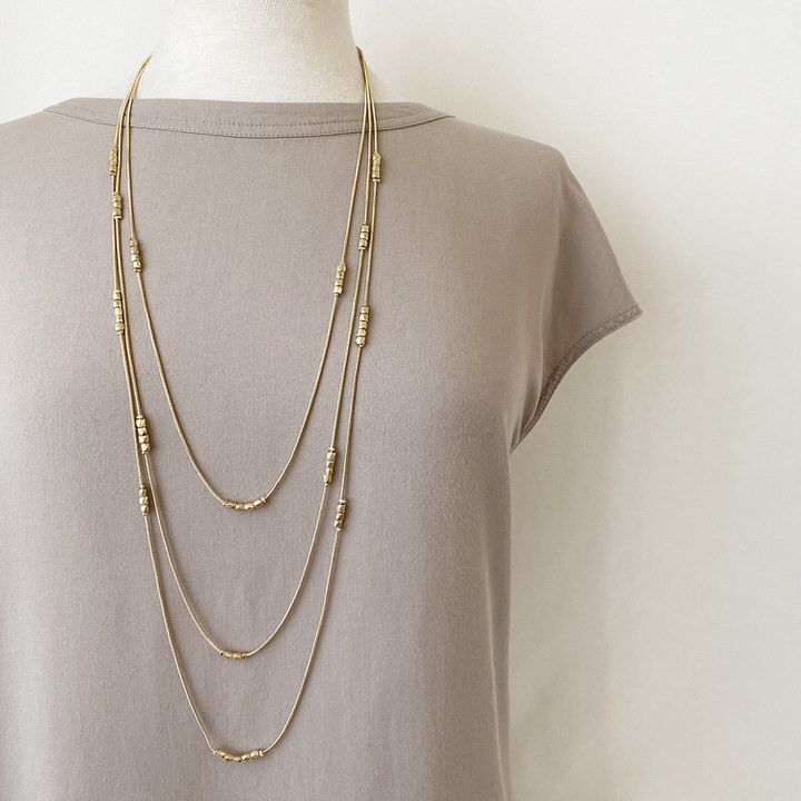 CARACOL // 1478-GLD NECKLACE
